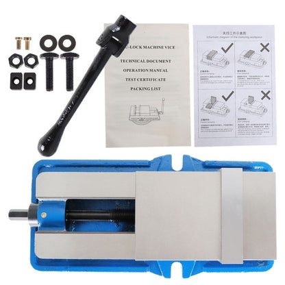Solid Spare 4" Precision Vise Lockdown CNC Milling Machine Vise Clamping Vice Plier Milling