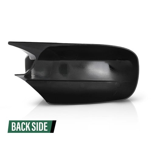 Solid Spare Fit For 2015-2023 Dodge Charger SRT Black Horn Side Wing Mirror Cover Cap Trim