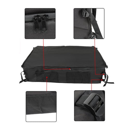 Solid Spare Golf Cart Cargo Bag Fit For Club Car EZGO Yamaha 4-Seats Golf Cart Back Seat US
