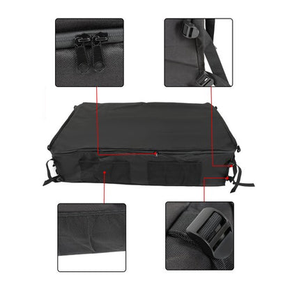 Solid Spare Golf Cart Cargo Bag Fit For Club Car EZGO Yamaha 4-Seats Golf Cart Back Seat US