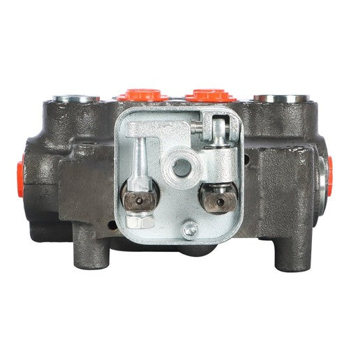 Solid Spare 21GPM 2 Spool w/conversion plug Hydraulic Directional Control Valve w/Joystick