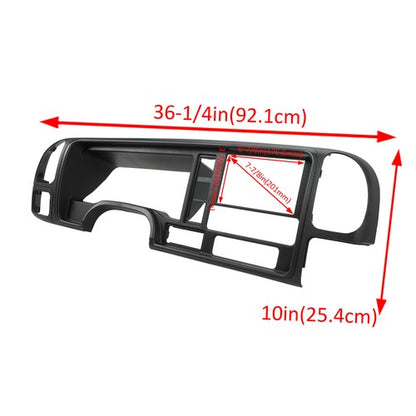 Solid Spare Car Radio Stereo Double Din Dash Kit Panel Wire Harness FOR 95-02 GMC Truck SUV