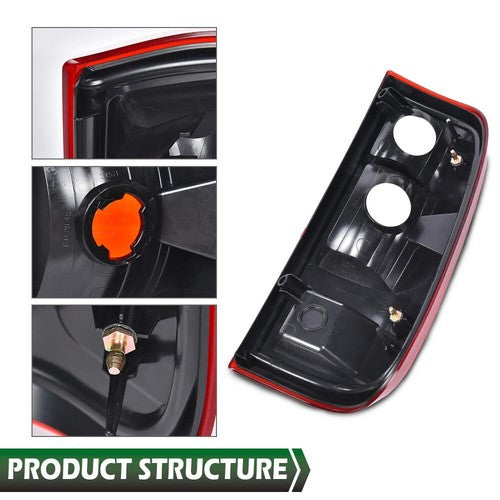 Solid Spare Fit For 2008-2016 Ford F-250 F-350 F-450 F-550 Super Duty Red Tail Light LH Side