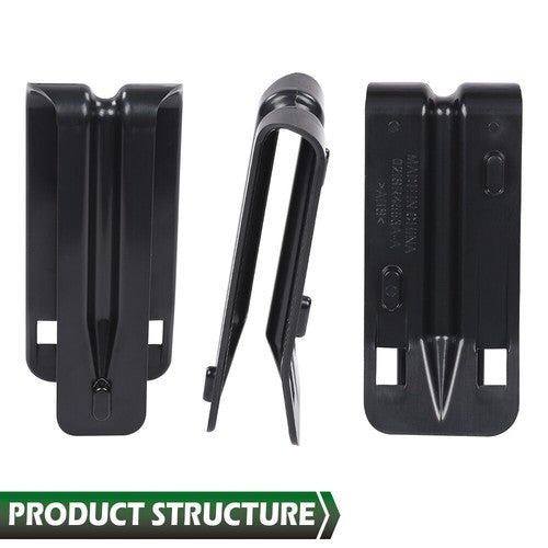 Solid Spare 3pcs Fit For 08-14 Chevy Silverado 1500 Rear Seat Bumper Cushion Bracket Repair