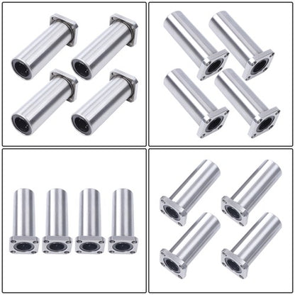Solid Spare 4Pack of LMK25UU 25mm 40mm 59mm Square Linear Ball Bearings for CNC 3D Printer