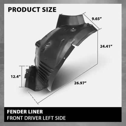 Solid Spare Fit For 08-11 Mercedes-Benz C230 C250 C300 C350 Front Left Fender Liner