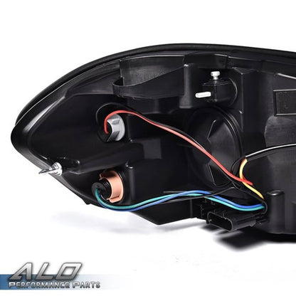 Solid Spare Clear Corner Black Headlights Fit For 06-13 Chevy Impala/06-07 Monte Carlo