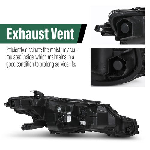 Solid Spare Fit For 2018-2024 Toyota Camry L LE SE Projector Headlights Assembly Left Side