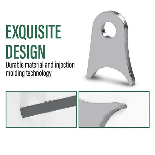 Solid Spare New For Up to 2 inch Tube Jeep Buggy Offroad Mounting Tab Weld On Bracket 4pcs