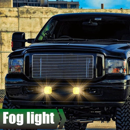 Solid Spare Fit For 05-07 Ford F-250 F-350 F-450 F-550 Yellow Lens Excursion Fog Lights