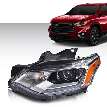 Solid Spare Fit For 2018-2021 Chevy Traverse HID Headlight w/ LED DRL Driver Left Side LH