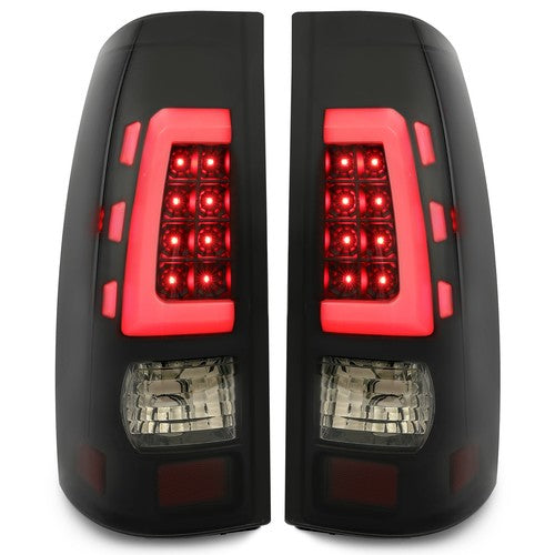 Solid Spare LED Rear Tail Lights For 99-06 Chevy Silverado 99-02 GMC Sierra 1500 2500 3500