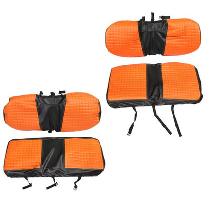 Solid Spare Front&Rear Seat Covers Fits For Yamaha Drive/Drive 2 2007-UP Golf Cart-Orange
