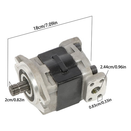 Solid Spare Hydraulic Pump for Kubota M105S M108S M95S M96S Series Tractors 3N300-82200 New