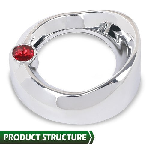 Solid Spare New Fit For Gauge Cover for Older Freightliner Century Red Jewel Visor 2 3/8 New
