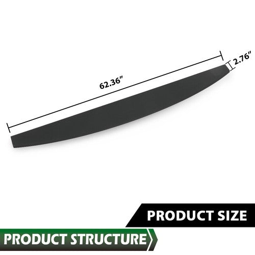 Solid Spare Tailgate Spoiler Cap Cover Trim Black Fit For 2019-2024 Ram 2500 3500 68364364AA