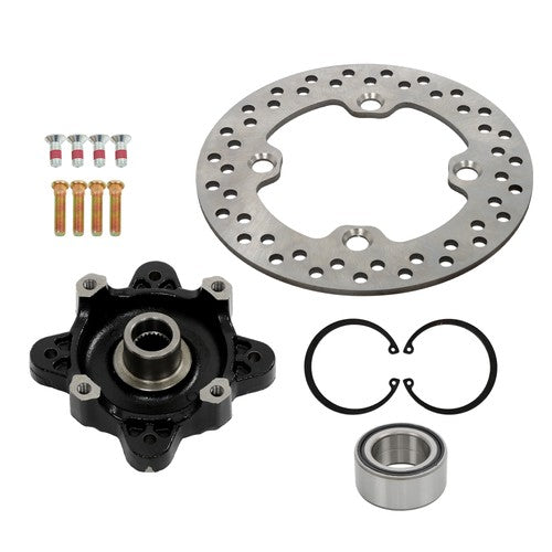 Solid Spare Wheel Hub & Bearing Kit For Polaris 5137659 5137539 5137127 5254999 5251565