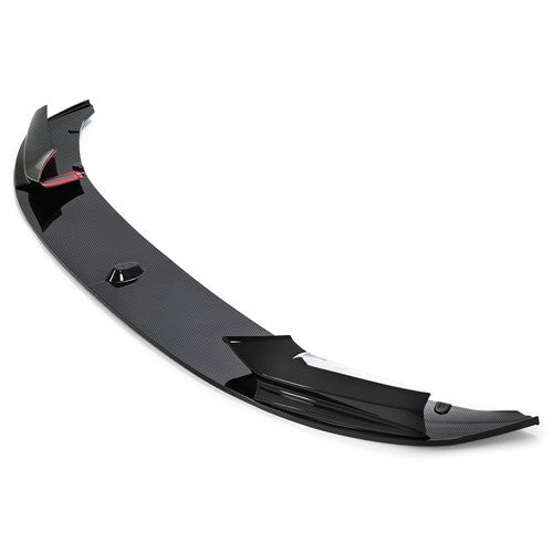 Solid Spare Front Bumper Lip splittle For 11-16 BMW F10 535i 528i 550i M Sport Carbon Fiber