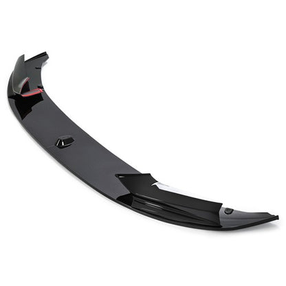 Solid Spare Front Bumper Lip splittle For 11-16 BMW F10 535i 528i 550i M Sport Carbon Fiber
