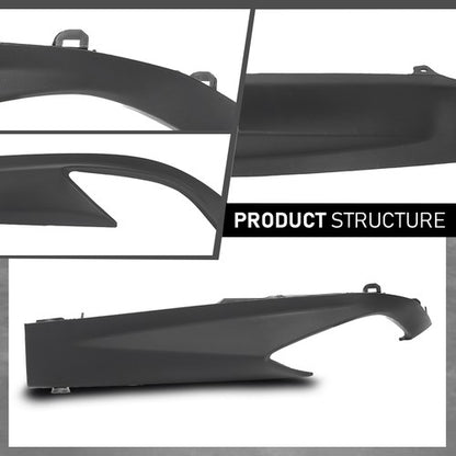Solid Spare Valance Fit For 2016-2019 Lexus RX350 Lower Side Cover Rear Left Side LX1195106