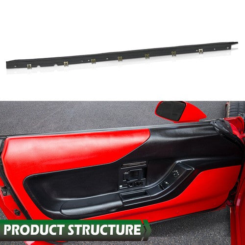 Solid Spare Window Sweep Weatherstrip Outer Seal Kit Fit For 1984-1996 Chevy Corvette C4