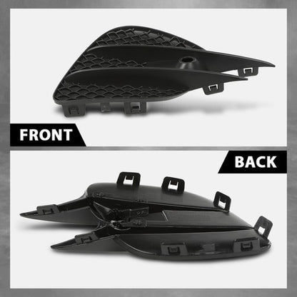 Solid Spare Fit For 16-19 Mercedes-Benz GLC 300 350 Fog Light Cover Lamp Trim Left+Right