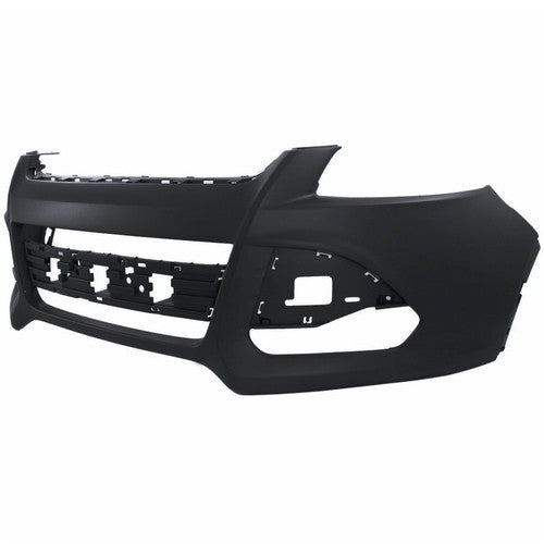 Solid Spare Front Bumper Cover Fascia Fit For 2013-2016 Ford Escape Black Plastic NEW