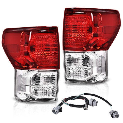 Solid Spare Tail Lights Brake Lamp w/o Bulb LH & RH Fit For Toyota Tundra 2007-2013