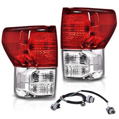 Solid Spare Tail Lights Brake Lamp w/o Bulb LH & RH Fit For Toyota Tundra 2007-2013