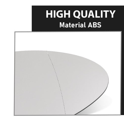 Solid Spare Passenger Side Heated Mirror Glass W/Backing Plate Fit For 11-17 Porsche Cayenne