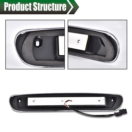 Solid Spare Fit For 07-14 Chevy Silverado/GMC Sierra LED Third Brake Light Cargo Lamp