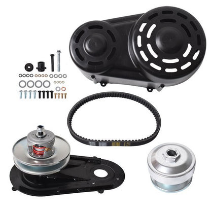 Solid Spare 40 Series Go Kart Cart Torque Converter Kit For 8hp-16hp Engines w/Clutch Pulley