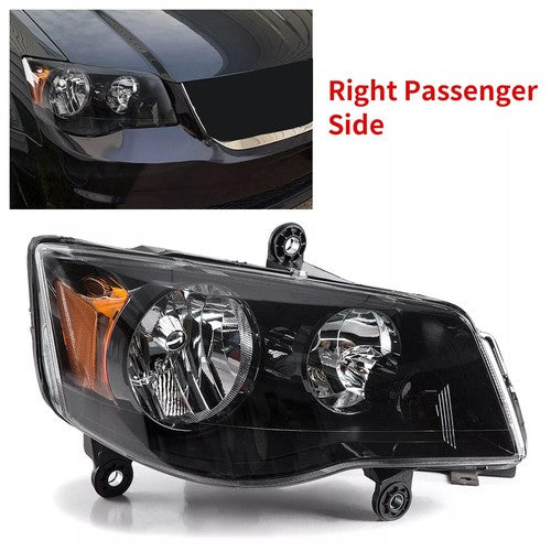 Solid Spare For 2008-2016 Chrysler Town & Country 11-20 Dodge Grand Caravan Headlight Right