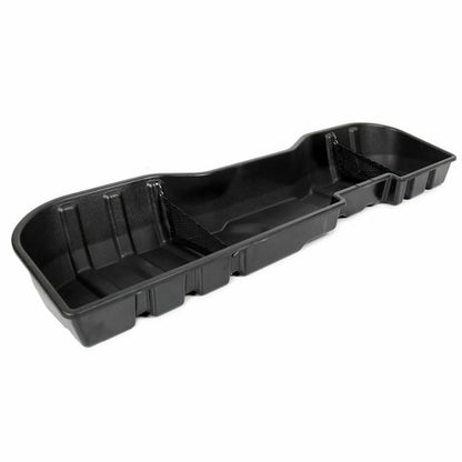 Solid Spare Black Underseat Storage Box for 07-18 Chevy Silverado 07-19 GMC Sierra CREW CAB
