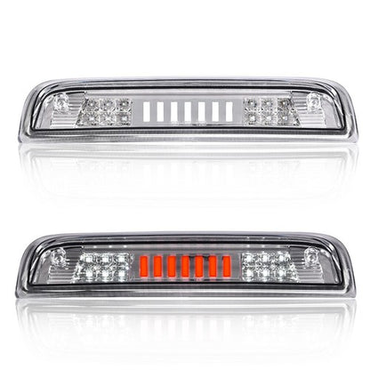 Solid Spare Fit For 14-18 Silverado Sierra Clear/Chrome LED Third Brake Light Cargo Lamp