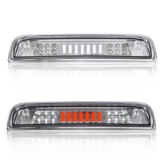 Solid Spare Fit For 14-18 Silverado Sierra Clear/Chrome LED Third Brake Light Cargo Lamp