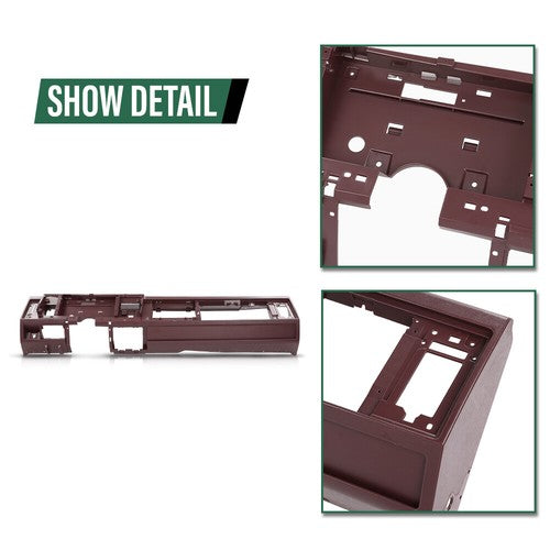 Solid Spare Fit For 1988-1994 Chevy GMC C/K Truck Suburban Blazer Dashboard Dash Core Red