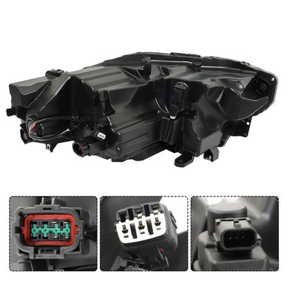 Solid Spare Front For 2021-2023 Nissan Rogue Pair Headlights Air Intake Air Cleaner Housing