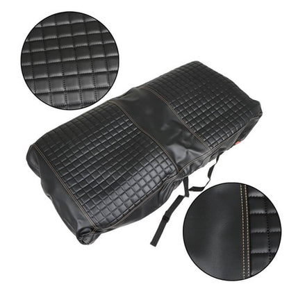 Solid Spare Front And Rear Seat Covers 4Pcs Black 1994-2013 For EZGO Medalist TXT Golf Carts