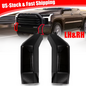 For Toyota Tundra 2022 2023 Front Bumper Cover Molding Gloss Black Left & Right