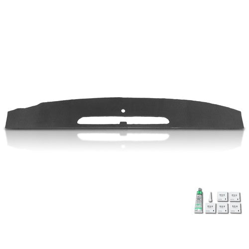 Solid Spare Fit For 07-14 Cadillac Escalade TPE Dash Defrost Vent Grille Cover Overlay Black