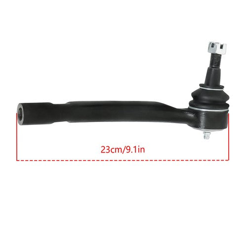Solid Spare For Nissan Maxima 2016 2017 2018-19 ES801196 4× Front Inner & Outer Tie Rod Ends