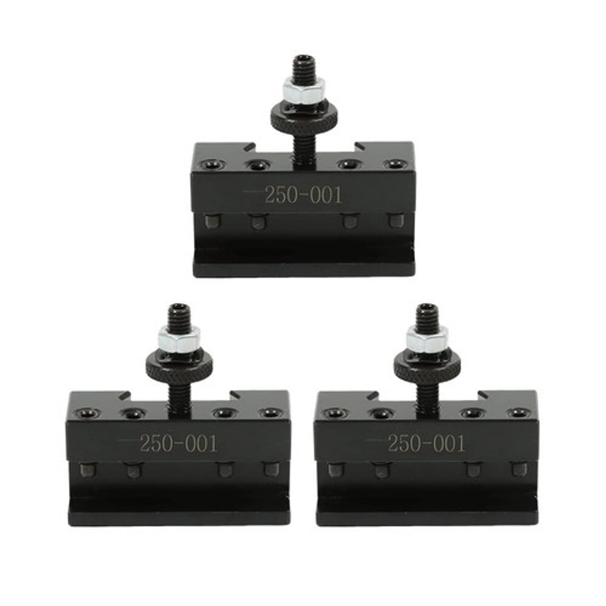 Solid Spare New 3PCS #1 Quick Change Turning & Facing Lathe Tool Post Holder 250-001 OXA