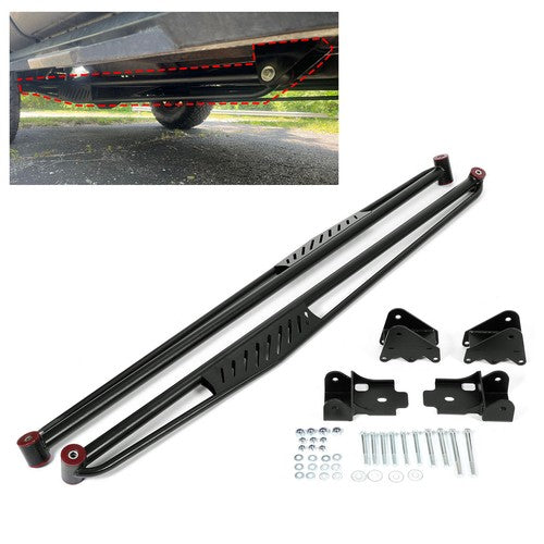 Solid Spare Traction Bar+Mounting Kit For 03-10 Ram 2500 3500 4WD Diesel Steel Leaf Spring