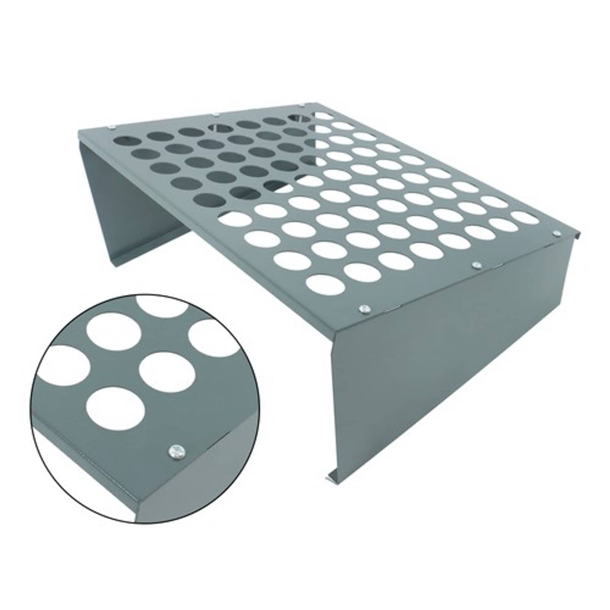 Solid Spare Collet Stand Rack 18 Gauge Steel 72 PC Hole 5C Series