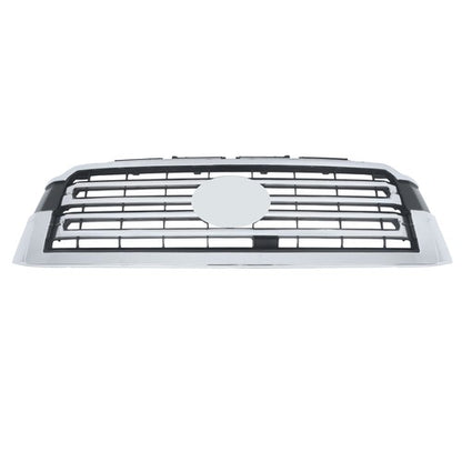 Solid Spare For Toyota Sequoia 2018 19-21 22 Chrome Front Upper Grille Without Hood Trim New