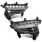Solid Spare Fit For Hyundai Santa Fe Sport 2017-2018 Front Fog Lights Daytime Running Lamps