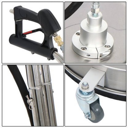 Solid Spare Pressure Washer Surface Cleaner 6000PSI Power Washer Dual Handle 20 inch