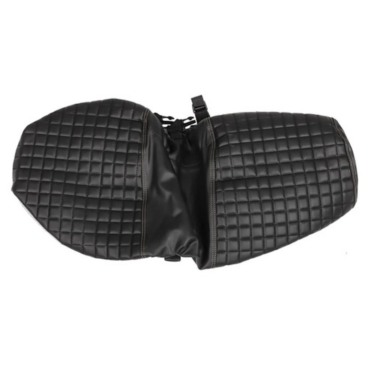 Solid Spare Front And Rear Seat Covers 4Pcs Black 1994-2013 For EZGO Medalist TXT Golf Carts
