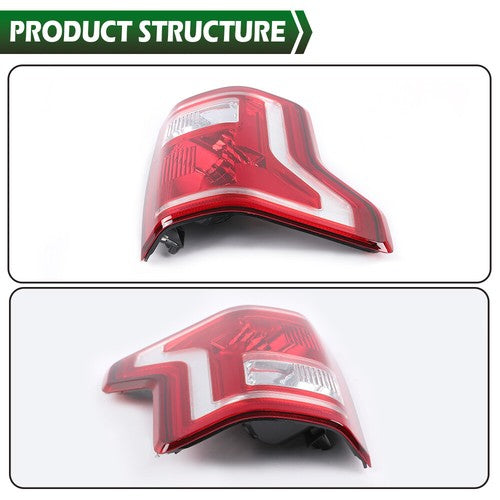 Solid Spare New Fit For 2015 2016 2017 Ford F-150 F150 Tail Light Lamp Left Driver Side LH